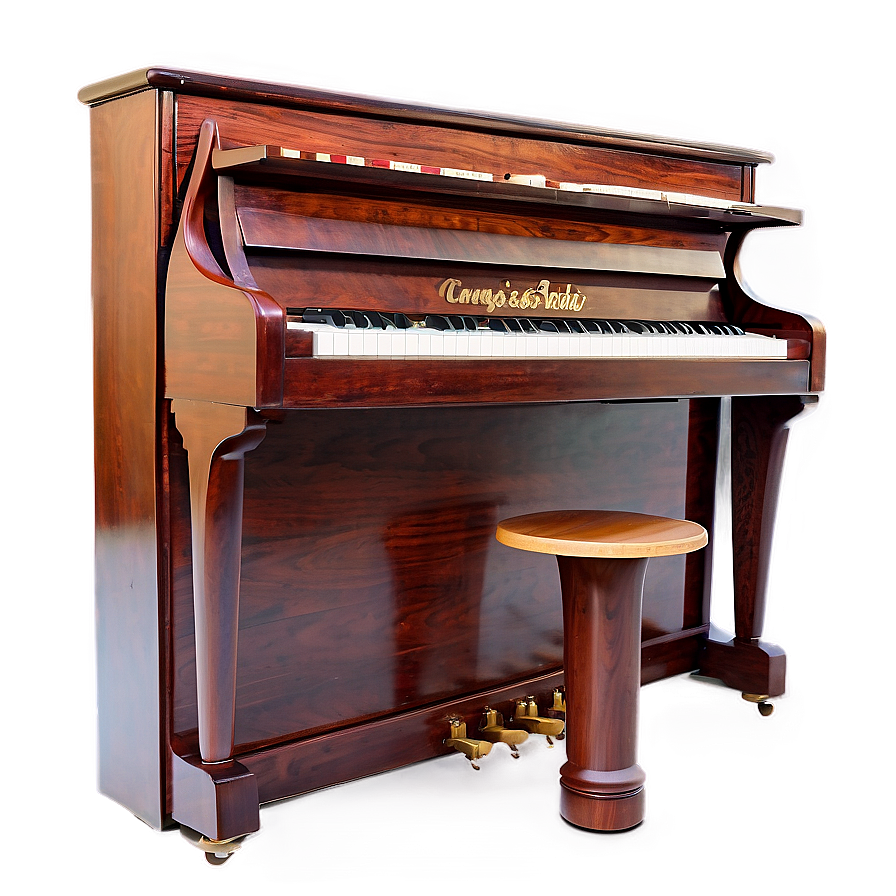 Upright Piano With Multi-timbral Capabilities Png 06272024