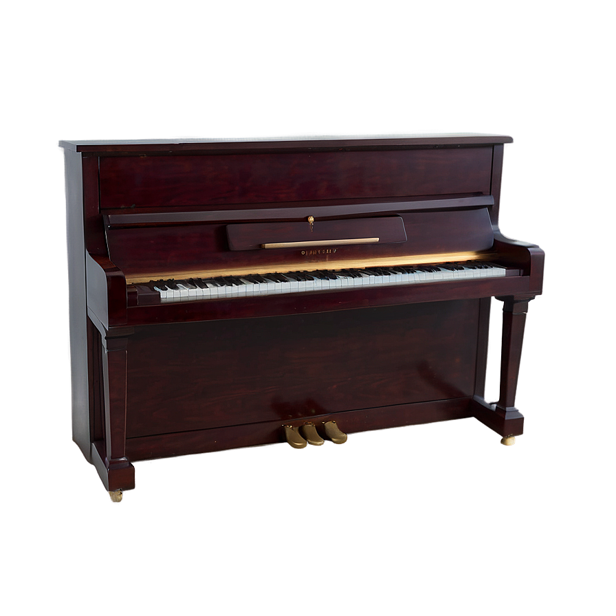 Upright Piano With Velvet Cover Png 06272024