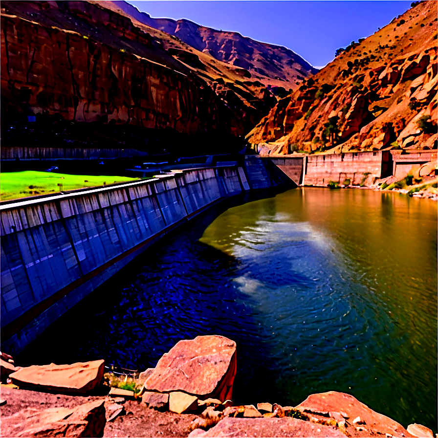 Upstream View Of Canyon Dam Png 06292024