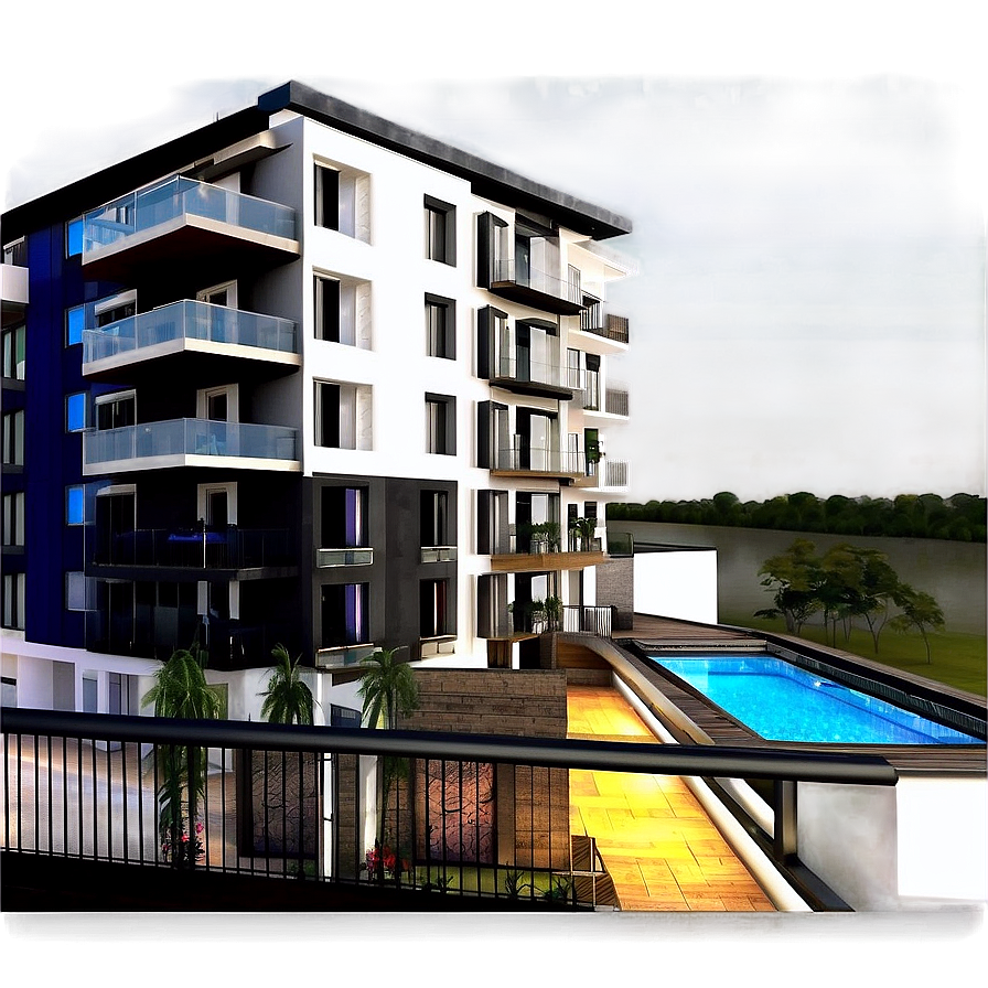 Urban Apartment Balcony Png 06272024