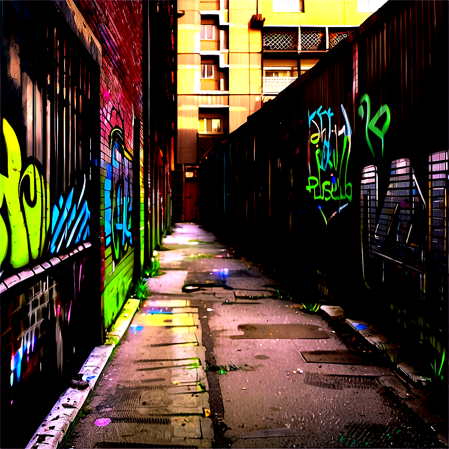 Urban Graffiti Alleyway Png 74