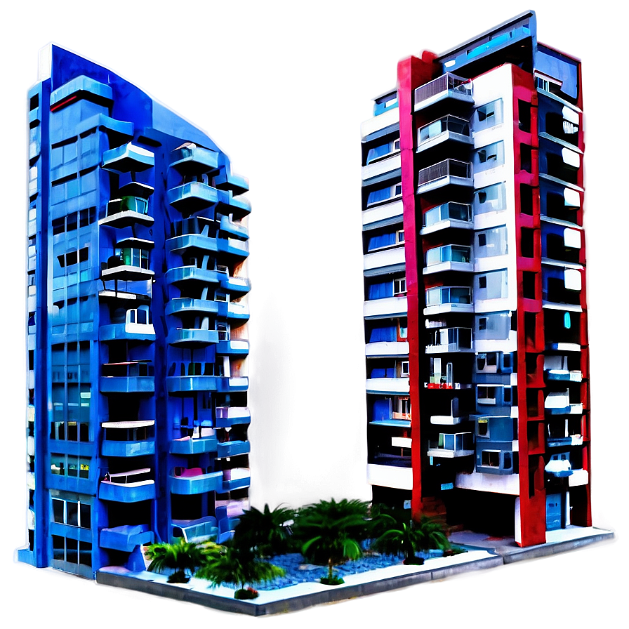 Urban High-rise Building Png 05232024