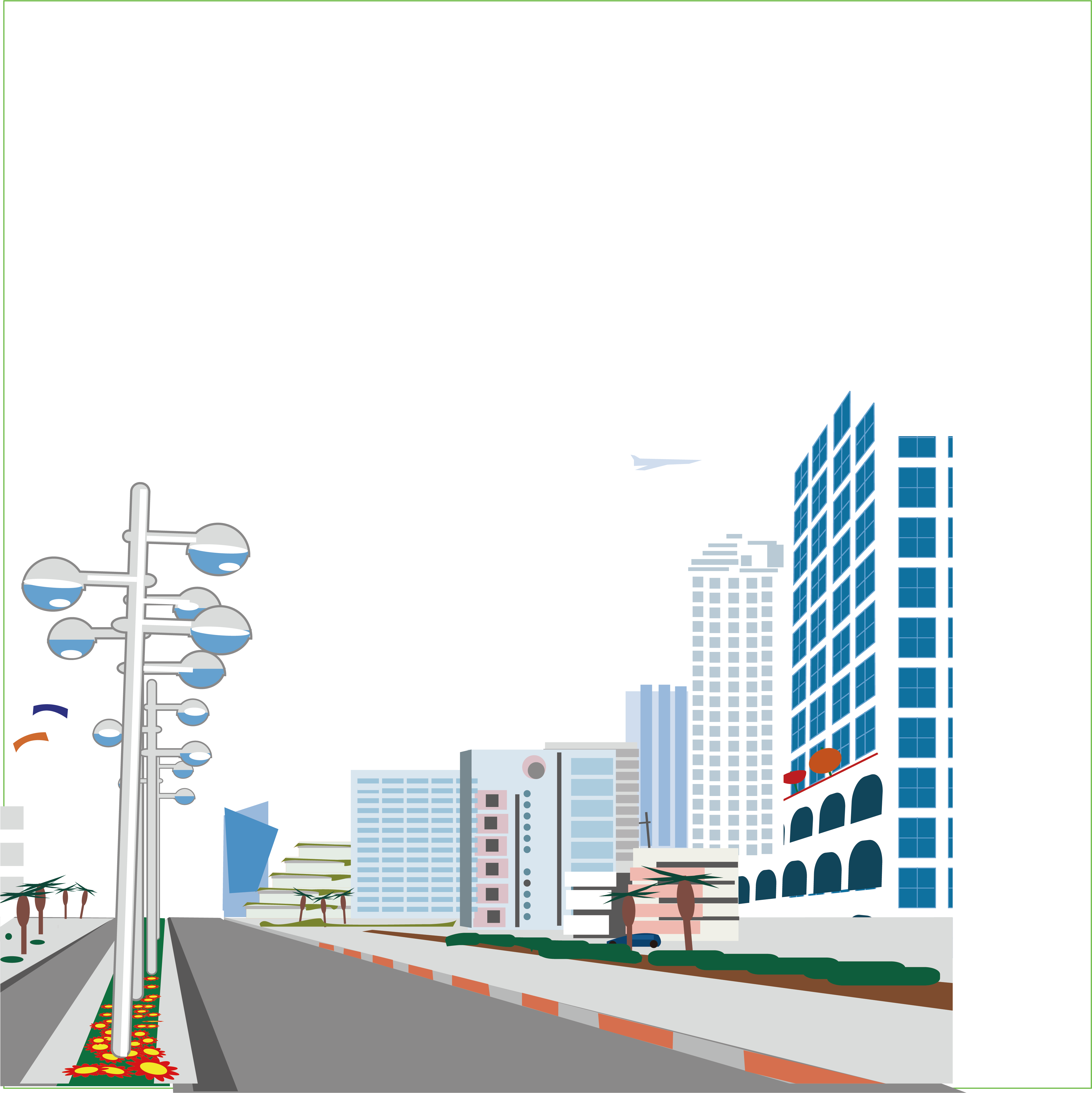 Urban Landscape Vector Illustration