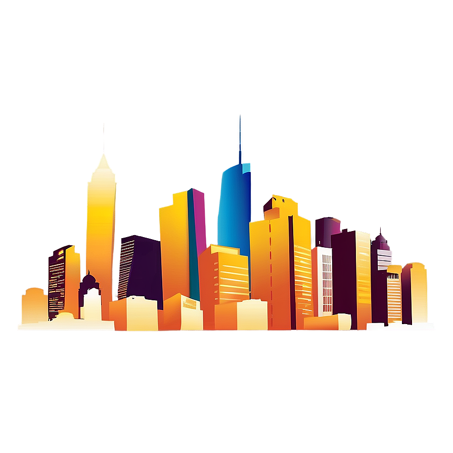 Urban Skyline Silhouette Png 71