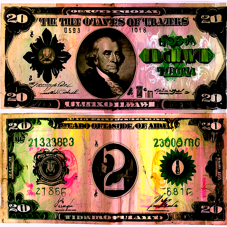 Us 20 Dollar Bill Backside Png 06132024