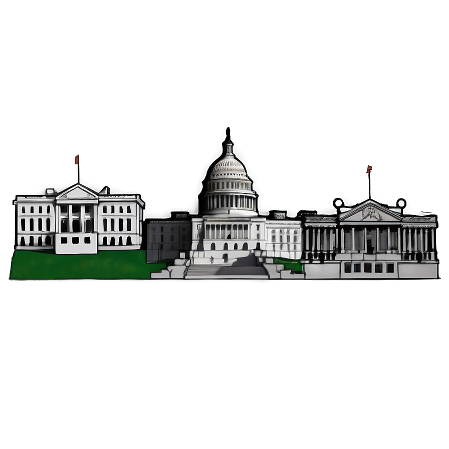 Us Capitol Architectural Beauty Png Jwh43