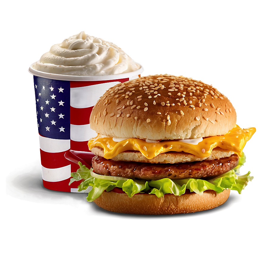 Usa Fast Food Combo Png Xce33