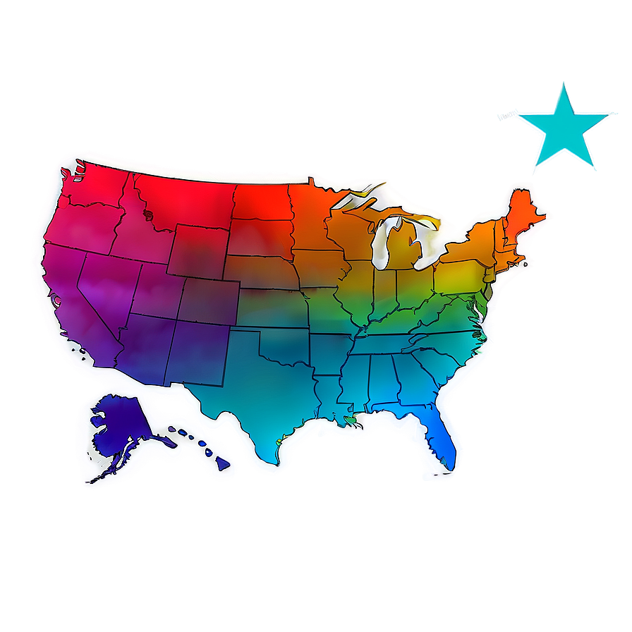 Usa Map Silhouette Png Foi