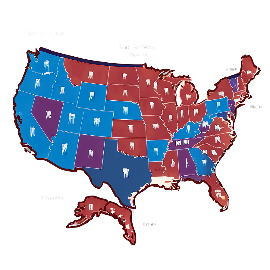 Usa Map With Capitals Png 05252024