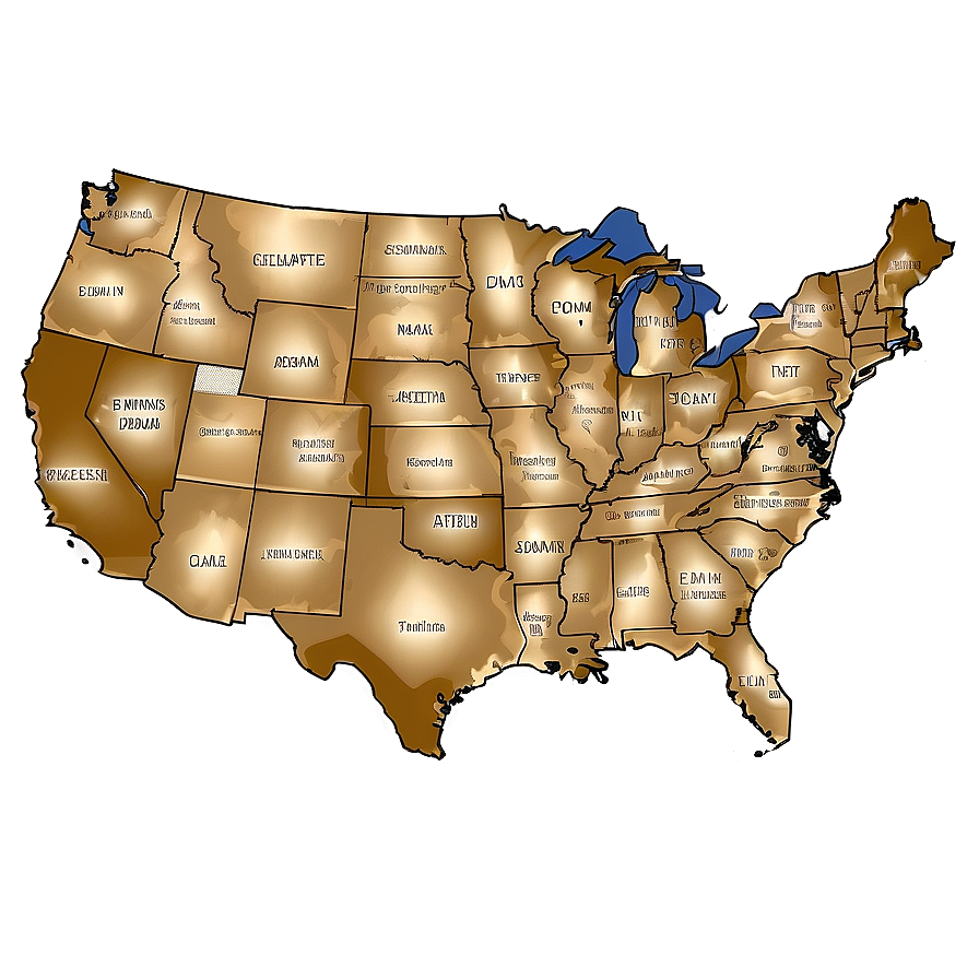 Usa Map With Counties Png Gjx77