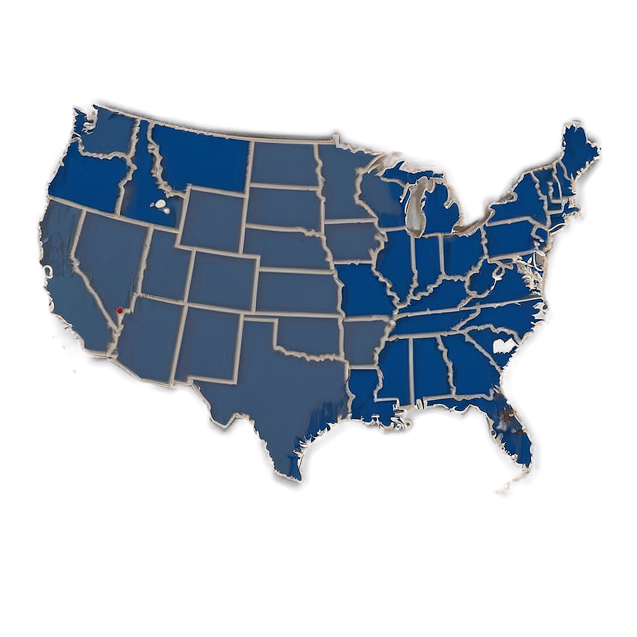 Usa Map With Highways Png Bbp67