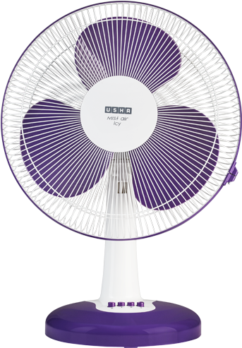 Usha Mist Air Icy Table Fan Purple