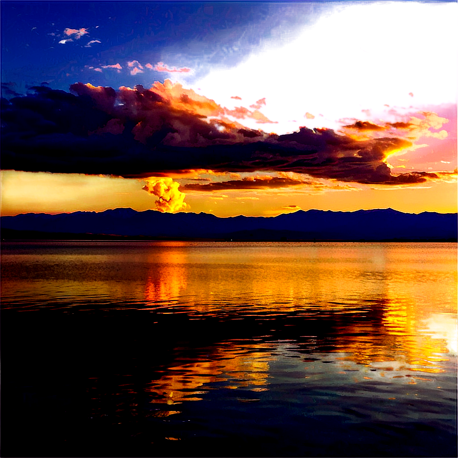 Utah Lake State Park Sunset Png 51