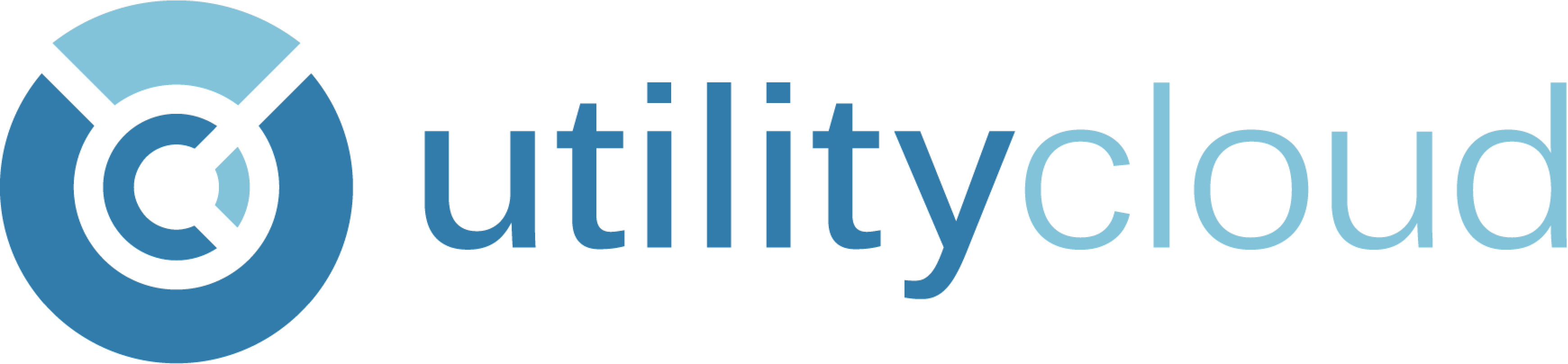 Utility Cloud Logo Blue