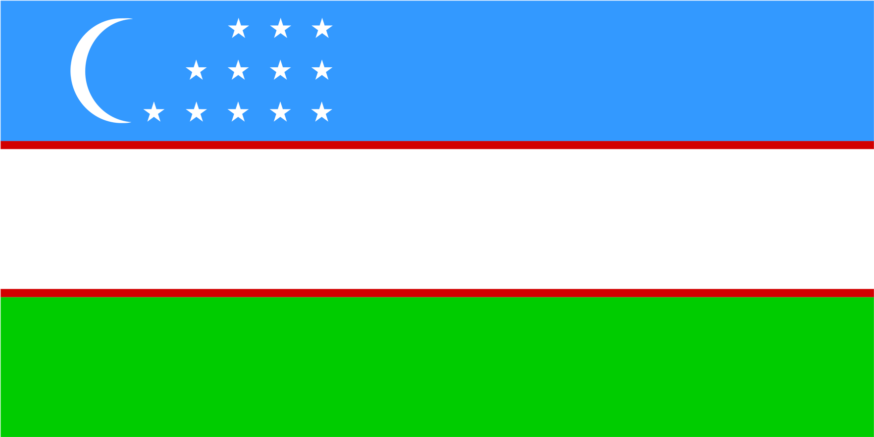 Uzbekistan National Flag