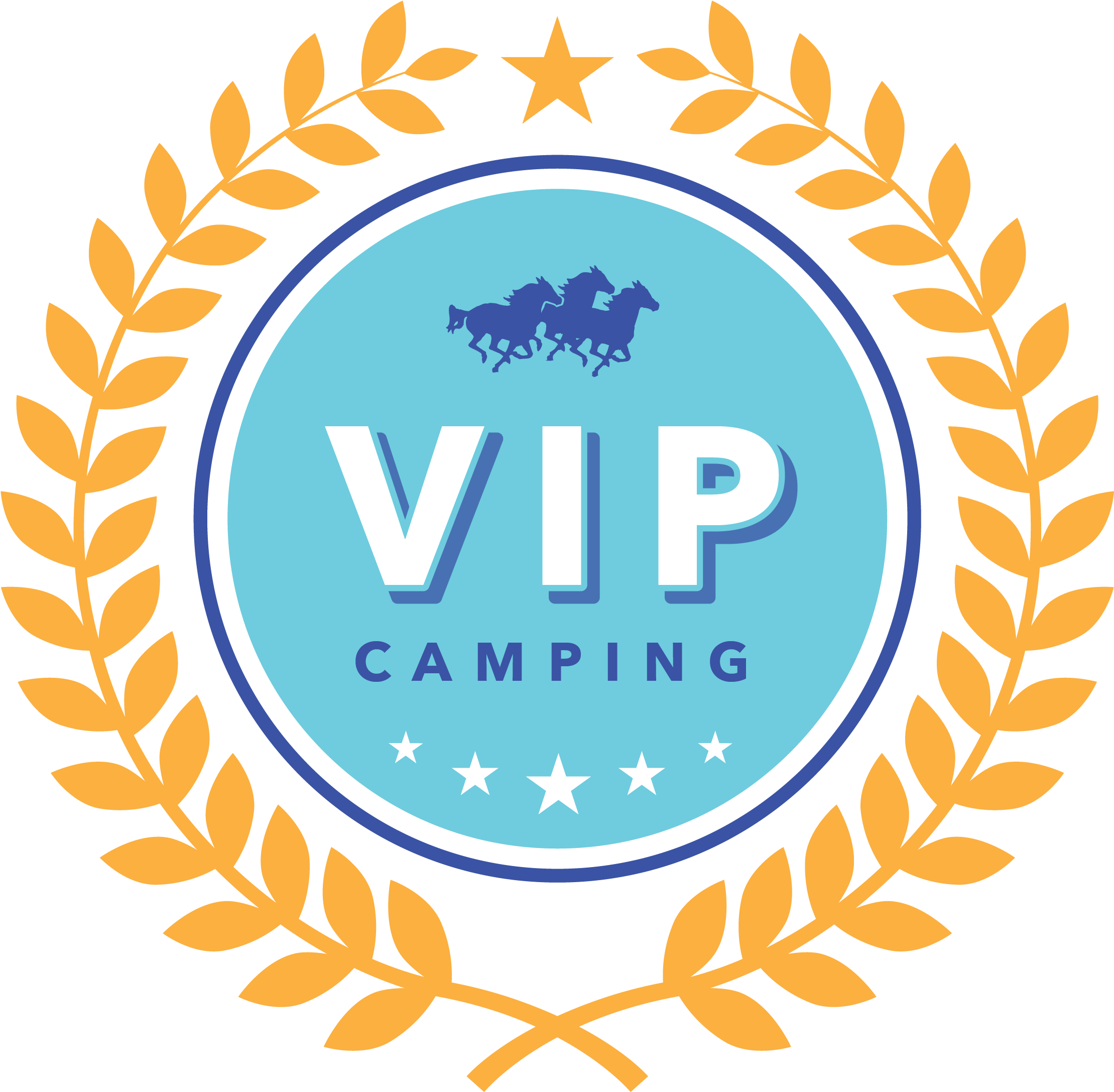 V I P Camping Logo Design