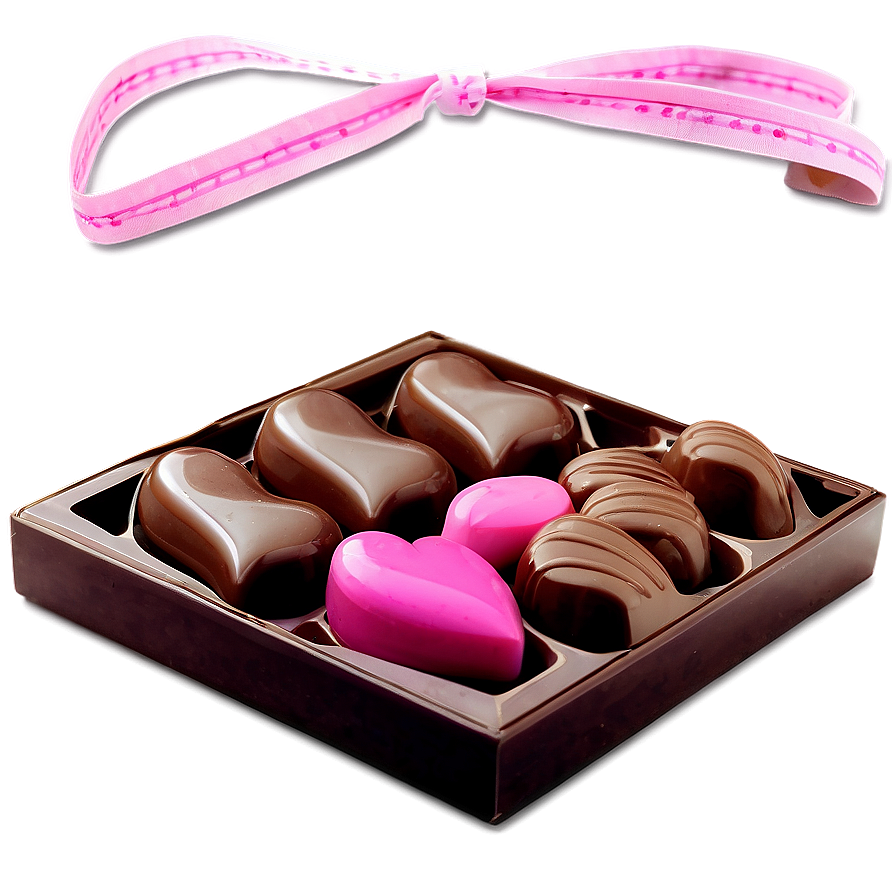 Valentine Chocolate Box Png 05242024