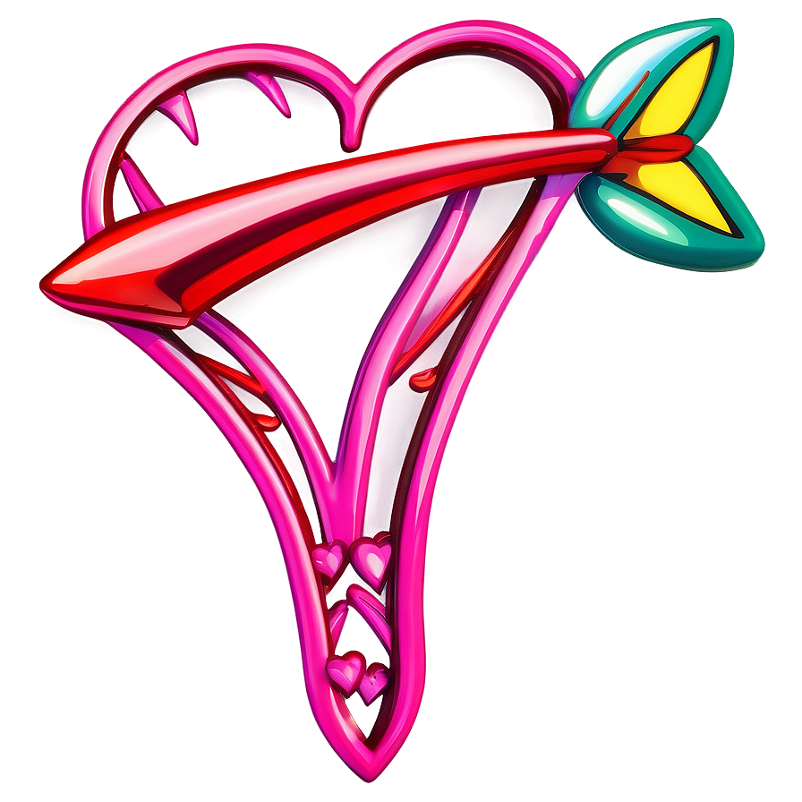 Valentine Heart Arrow Png Fce26