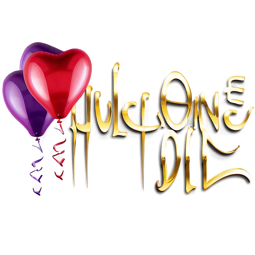 Valentine Heart Balloon Png Lhd50