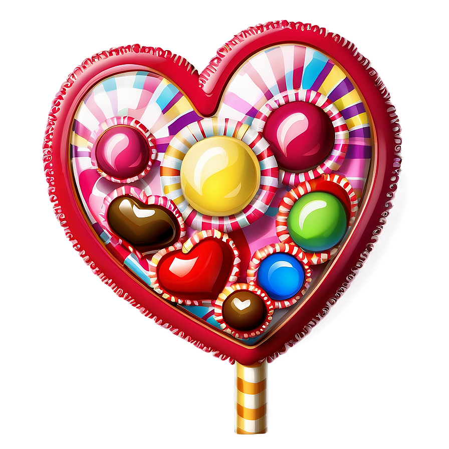 Valentine Heart Candy Png 18