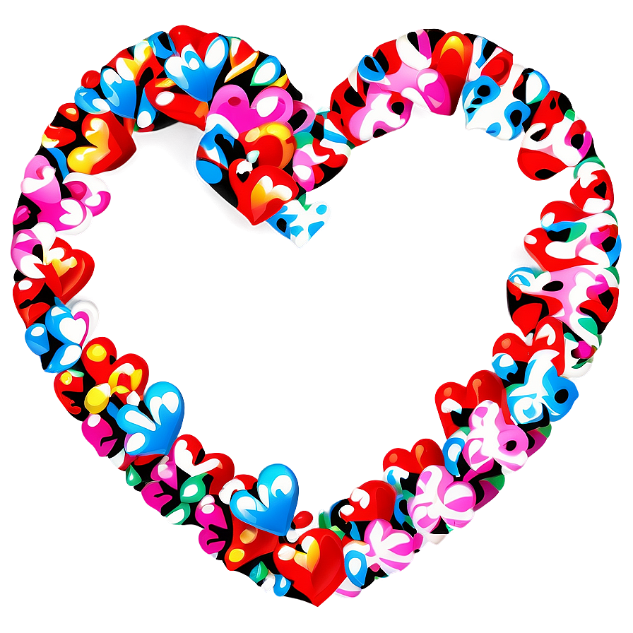 Valentine Heart Confetti Png Fqu