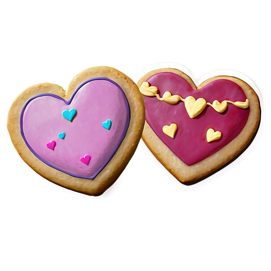 Valentine Heart Cookies Png 19