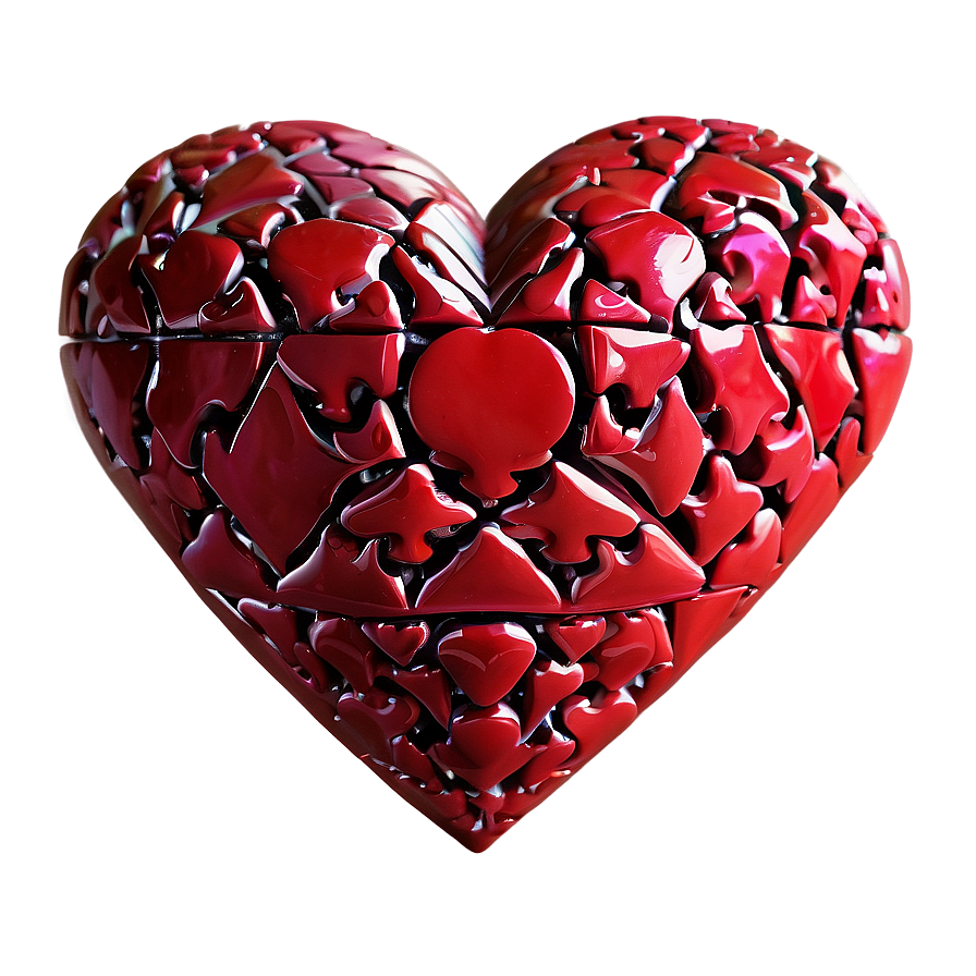 Valentine Heart Puzzle Png Mxa6