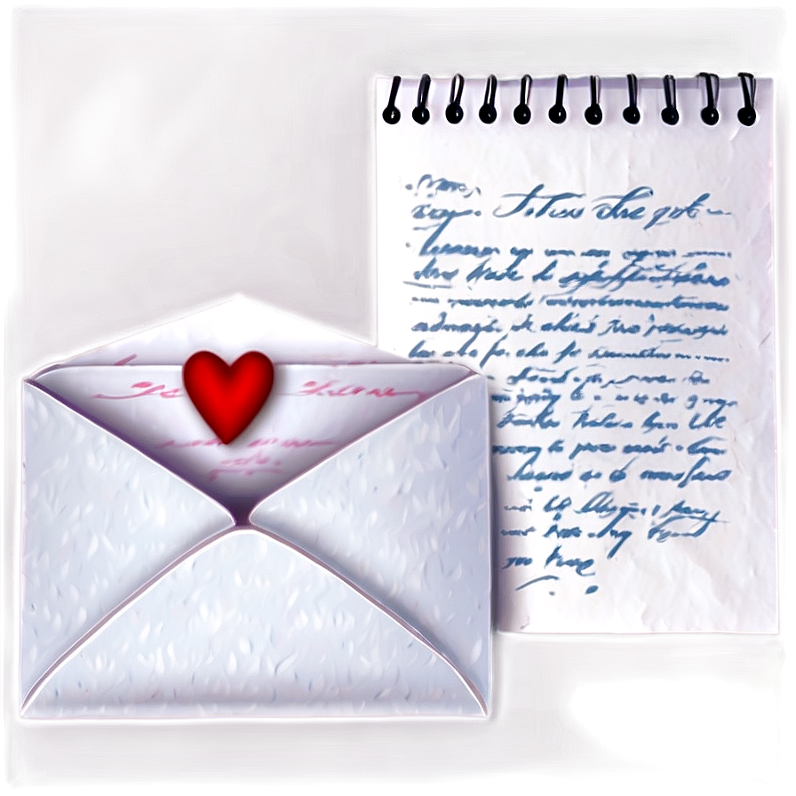 Valentine Love Letter Png 05242024