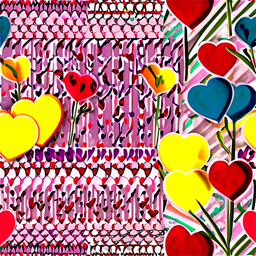 Valentine Pattern Png 23