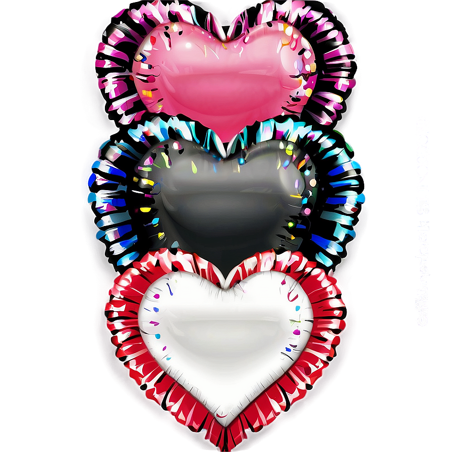 Valentine's Day Balloons Png Eye19