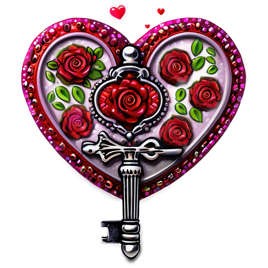 Valentine's Day Love Key Png 56