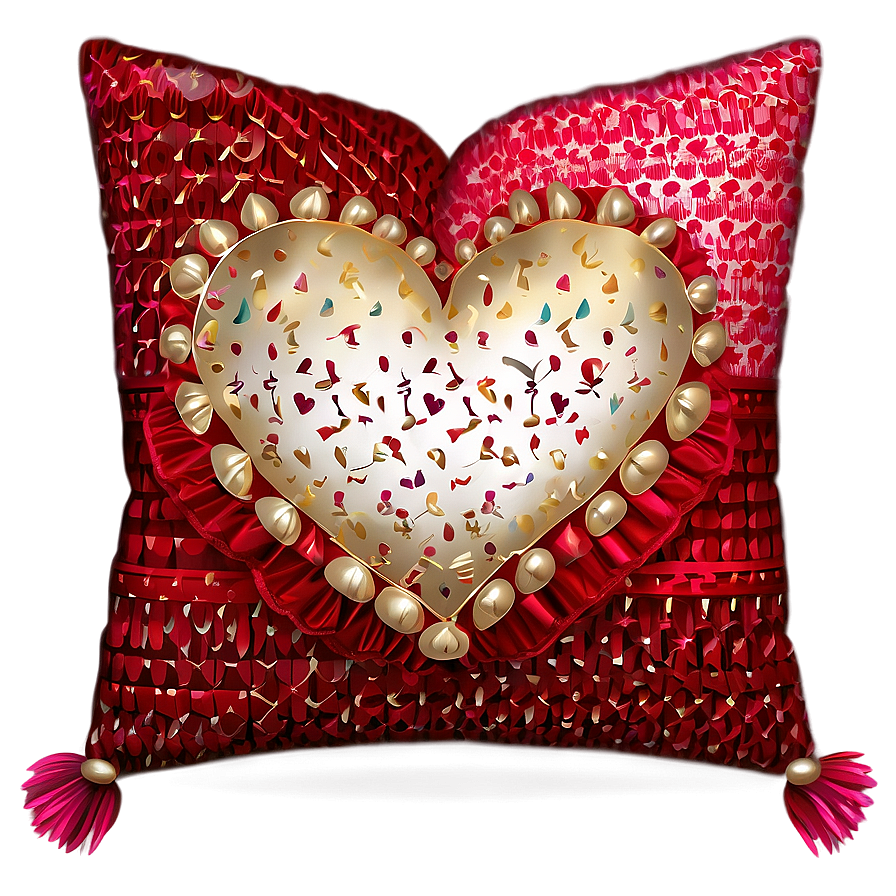 Valentine's Day Pillow Png Fci