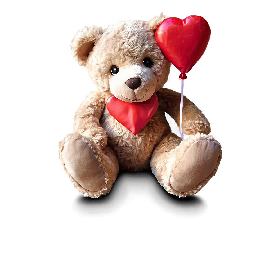 Valentine's Day Teddy Png 05242024