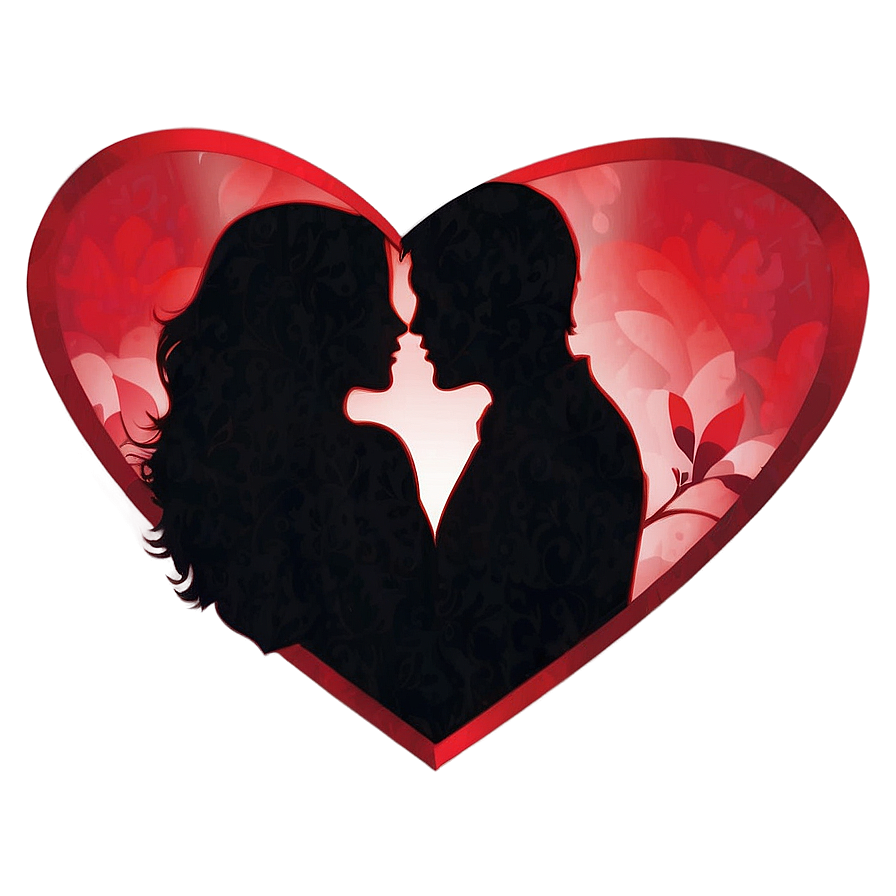 Valentines Day Couple Silhouette Png Fty