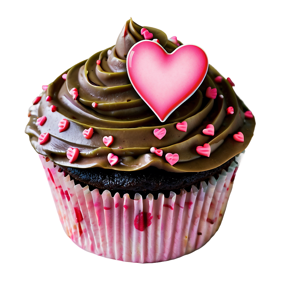 Valentines Day Cupcake Png 05212024