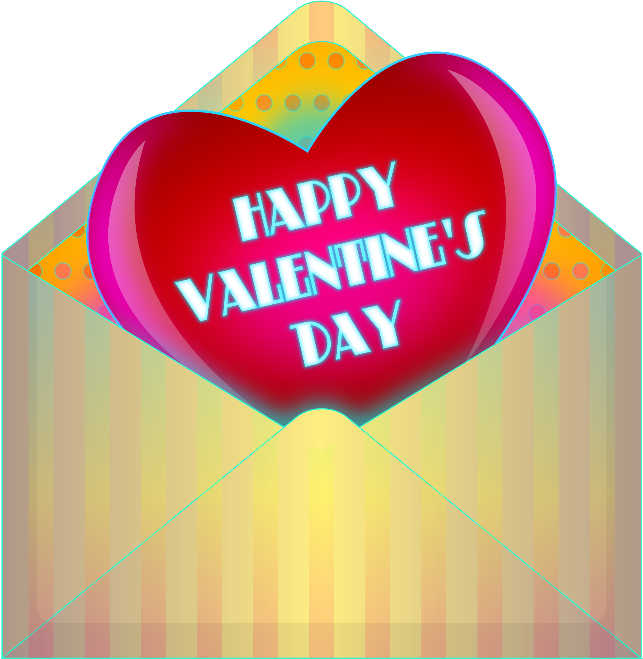 Valentines Day Heart Envelope