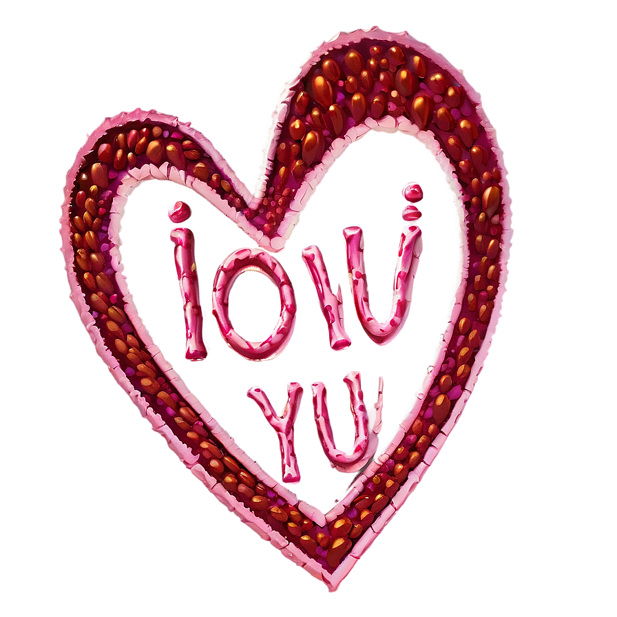 Valentines Day I Love You Text Png Slr