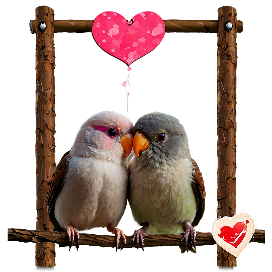 Valentines Day Love Birds Png 05232024