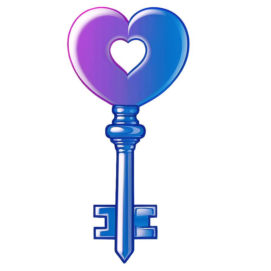 Valentines Day Love Key Png 05212024