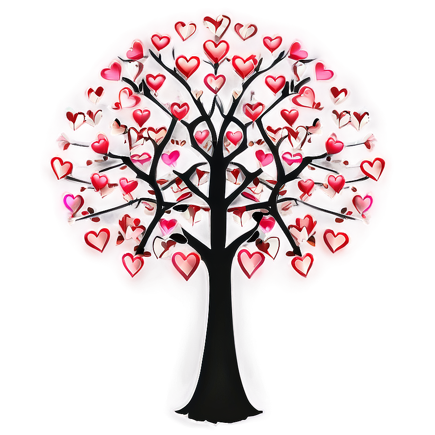 Valentines Day Love Tree Png 05232024