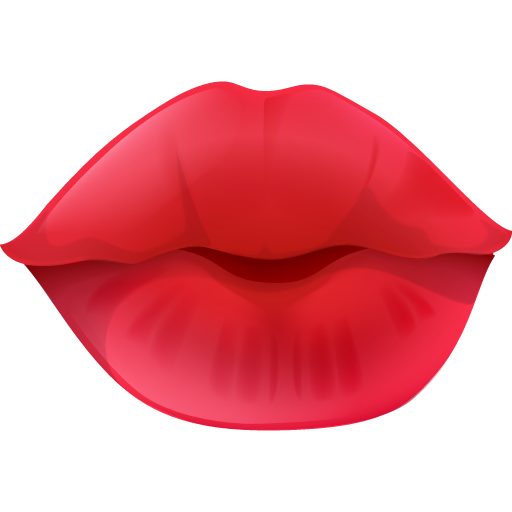 Valentines Red Lips Graphic