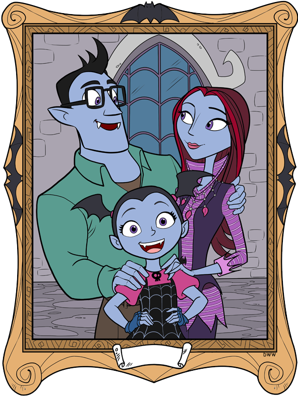 Vampirina Family Portrait
