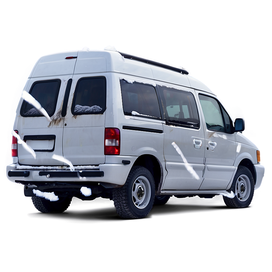 Van In Snow Winter Png 96