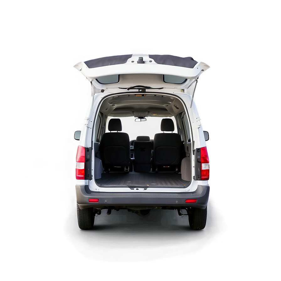 Van With Open Trunk Png Cxc58