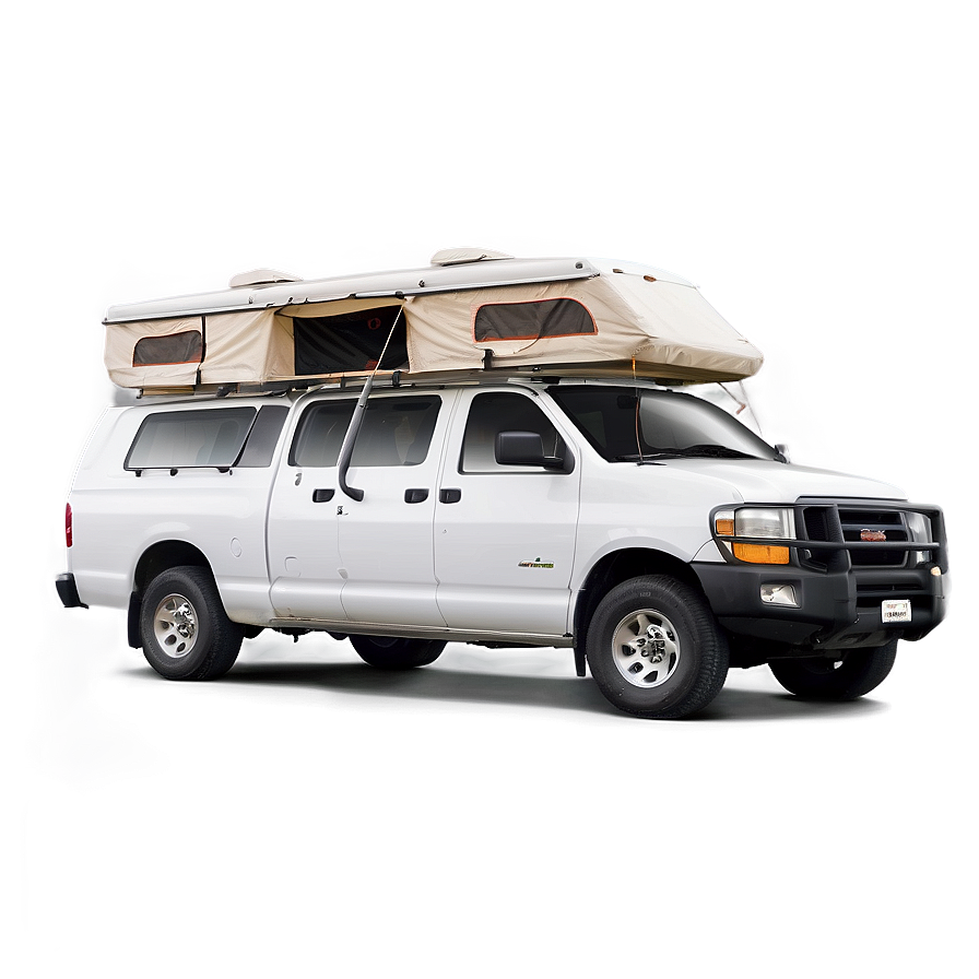 Van With Rooftop Tent Png 06202024