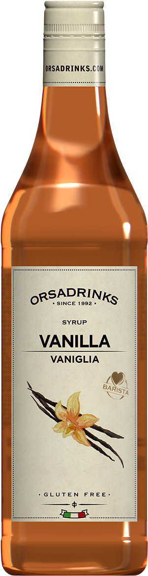 Vanilla Syrup Bottle O R S A Drinks