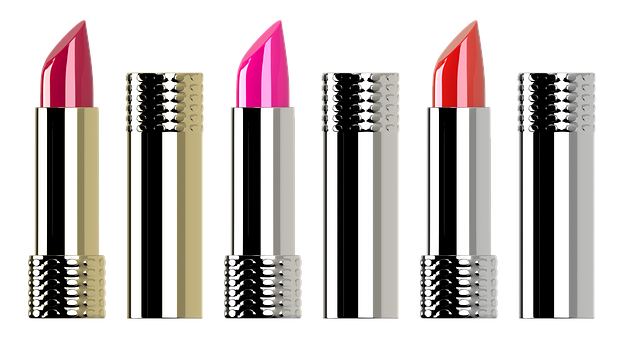 Variety Lipstick Shades Black Background