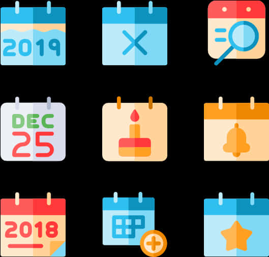 Variety_of_ Calendar_ Icons