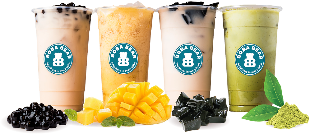 Varietyof Boba Tea Flavors