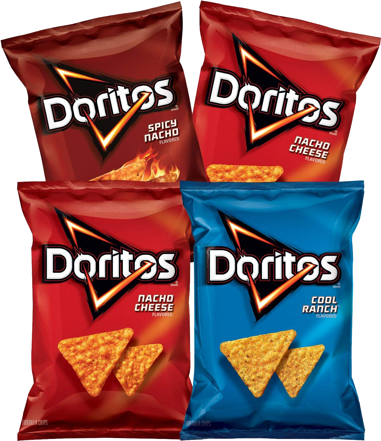 Varietyof Doritos Flavors